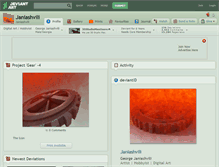 Tablet Screenshot of janiashvili.deviantart.com