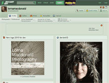 Tablet Screenshot of lornamacdonald.deviantart.com
