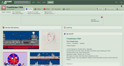Desktop Screenshot of freethinker1984.deviantart.com