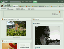 Tablet Screenshot of grell108.deviantart.com