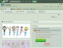 Tablet Screenshot of frubushii.deviantart.com