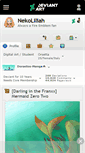 Mobile Screenshot of nekoliliah.deviantart.com