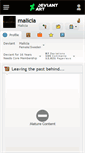 Mobile Screenshot of malicia.deviantart.com