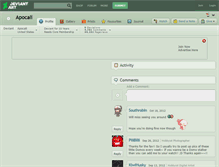 Tablet Screenshot of apocali.deviantart.com
