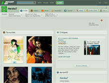 Tablet Screenshot of naraka7.deviantart.com