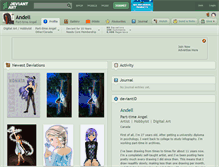 Tablet Screenshot of andell.deviantart.com