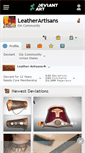 Mobile Screenshot of leatherartisans.deviantart.com