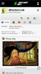 Mobile Screenshot of directors-cat.deviantart.com