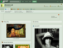 Tablet Screenshot of directors-cat.deviantart.com