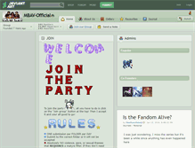 Tablet Screenshot of mbav-official.deviantart.com