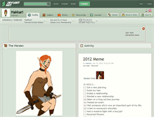 Tablet Screenshot of hakkari.deviantart.com