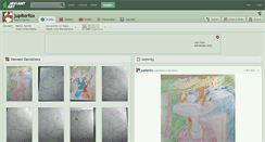 Desktop Screenshot of jupiterfox.deviantart.com