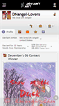 Mobile Screenshot of dnangel-lovers.deviantart.com