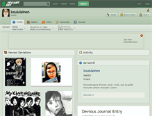 Tablet Screenshot of koululainen.deviantart.com