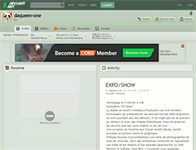 Tablet Screenshot of daqueen-one.deviantart.com