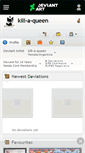 Mobile Screenshot of kill-a-queen.deviantart.com