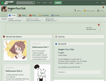 Tablet Screenshot of mugen-fuu-club.deviantart.com