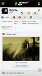 Mobile Screenshot of ch3rlie.deviantart.com