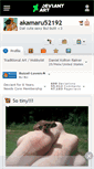 Mobile Screenshot of akamaru52192.deviantart.com