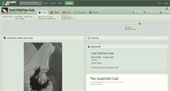 Desktop Screenshot of god-child-fan-club.deviantart.com