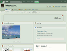 Tablet Screenshot of endorealm-club.deviantart.com