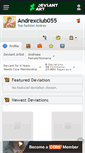 Mobile Screenshot of andrexclub055.deviantart.com