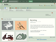 Tablet Screenshot of dreilex.deviantart.com