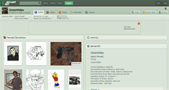 Desktop Screenshot of greenhobo.deviantart.com