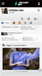 Mobile Screenshot of imitate-rain.deviantart.com