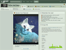 Tablet Screenshot of feline-uprising.deviantart.com