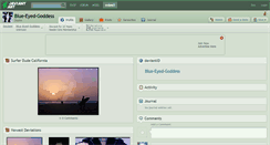 Desktop Screenshot of blue-eyed-goddess.deviantart.com