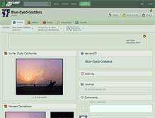 Tablet Screenshot of blue-eyed-goddess.deviantart.com