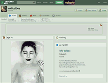 Tablet Screenshot of loki-balboa.deviantart.com
