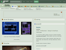 Tablet Screenshot of kimlita.deviantart.com