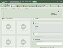 Tablet Screenshot of anude.deviantart.com