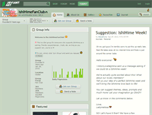 Tablet Screenshot of ishihimefanclub.deviantart.com