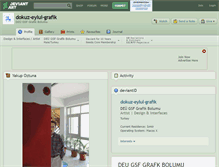 Tablet Screenshot of dokuz-eylul-grafik.deviantart.com