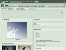 Tablet Screenshot of jutul.deviantart.com