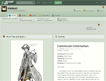 Tablet Screenshot of irishmutt.deviantart.com