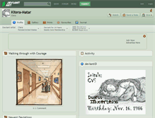 Tablet Screenshot of kitera-matar.deviantart.com
