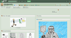 Desktop Screenshot of everydaycomics.deviantart.com