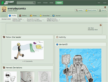Tablet Screenshot of everydaycomics.deviantart.com