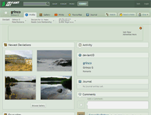 Tablet Screenshot of grinco.deviantart.com