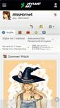 Mobile Screenshot of misshornet.deviantart.com