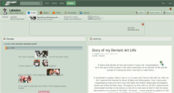 Desktop Screenshot of latealos.deviantart.com