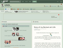 Tablet Screenshot of latealos.deviantart.com