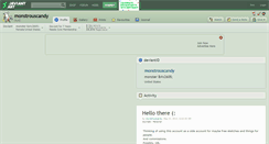 Desktop Screenshot of monstrouscandy.deviantart.com