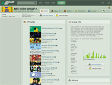 Tablet Screenshot of anti-sopa-group.deviantart.com