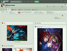 Tablet Screenshot of chibiusa-moon.deviantart.com