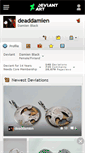 Mobile Screenshot of deaddamien.deviantart.com
